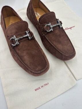Men’s Salvatore Ferragamo PARIGI bit Driving Loafer.  Size 9.5 E.  Made in Italy
